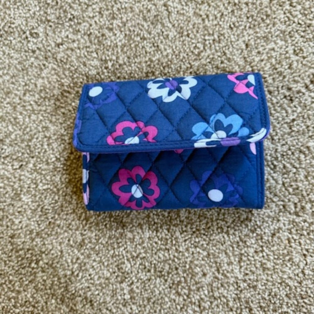 Vera Bradley Factory Style On the Go Purse/ Euro Wallet/Ultimate Card Case - Picture 7 of 9